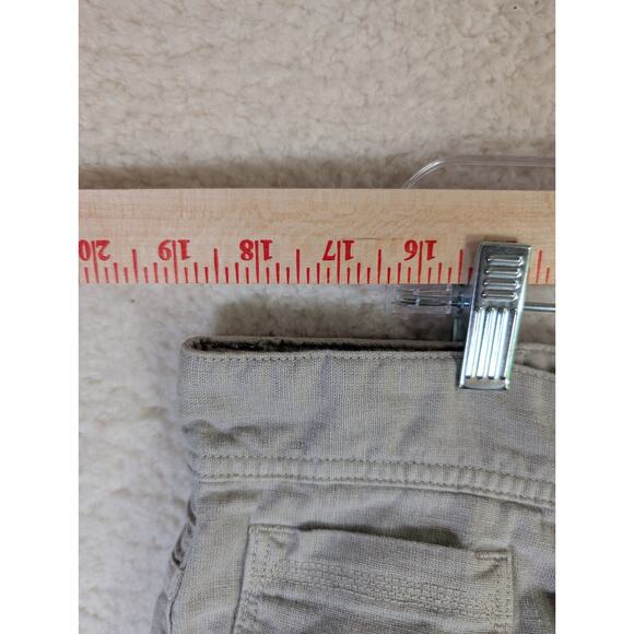 Timberland Pants Mens 38x30 Gray Linen Blend Straight Leg 5 Pocket Outdoor - Picture 4 of 16